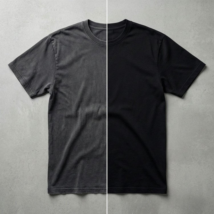 t-shirt czarny przed i po renowacji w sanigo.jpg